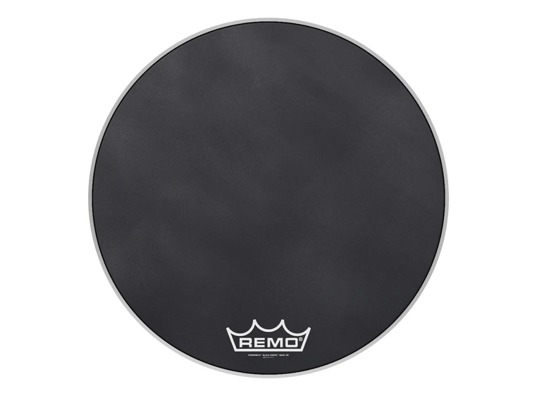 Remo PM-1824 Powermax March 24 Basstrommeskinn, Black Suede 